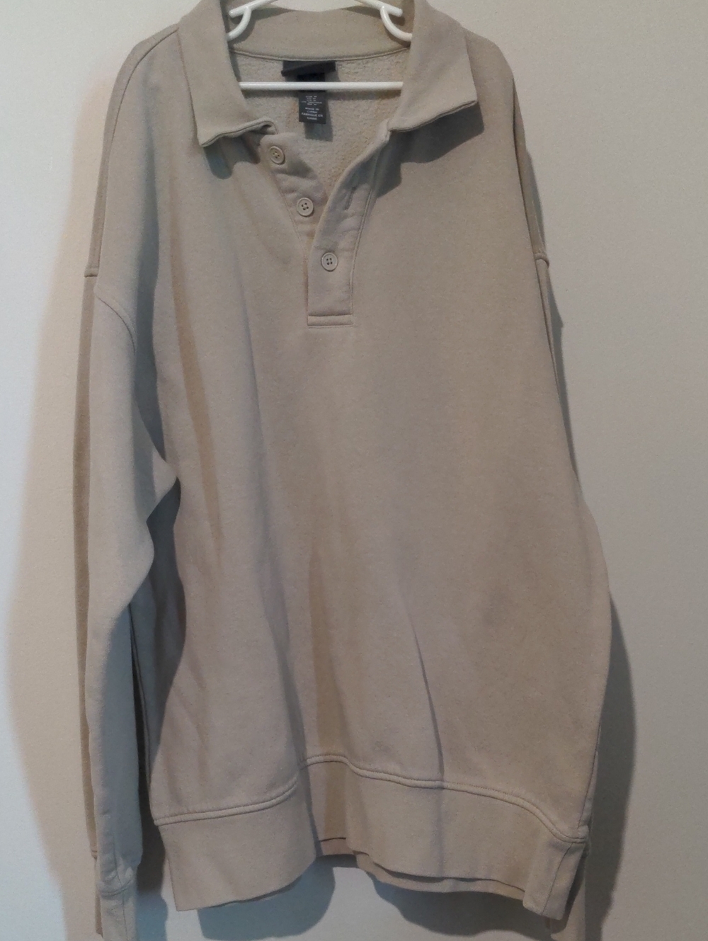 Men Size M H&M Collared Sweatshirt